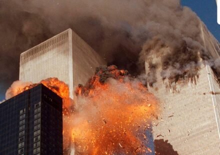 Old 9/11 conspiracy theories about the Twin Towers and Building 7 are going viral again on social media. (AP)