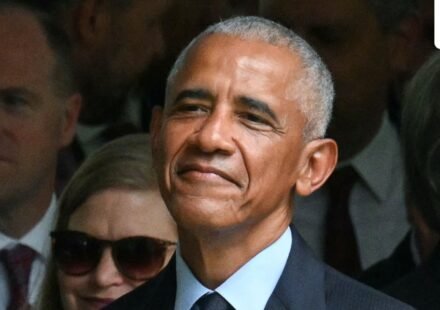 Former US President Barack Obama attend the 25th anniversary commemoration of the September 11. (AFP)