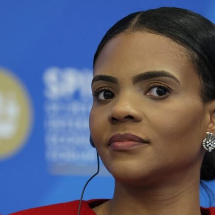 Candace Owens and TPUSA disagree over whether Erika Kirk’s Idaho school appearance was voluntary or effectively mandatory. (REUTERS)