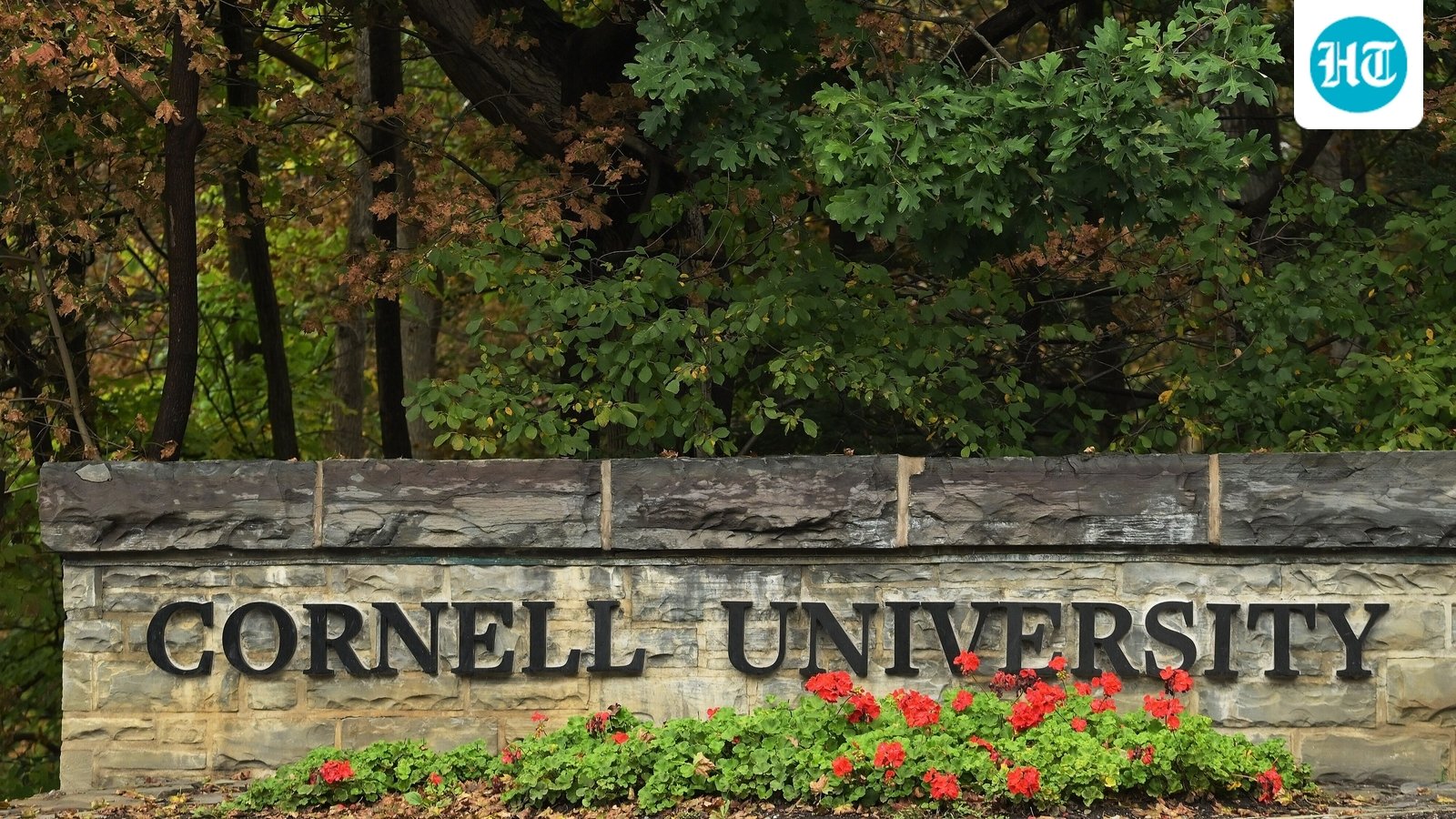A Cornell University sign stands in Ithaca, N.Y., Monday, Sept. 28. (AP Photo/Heather Ainsworth)