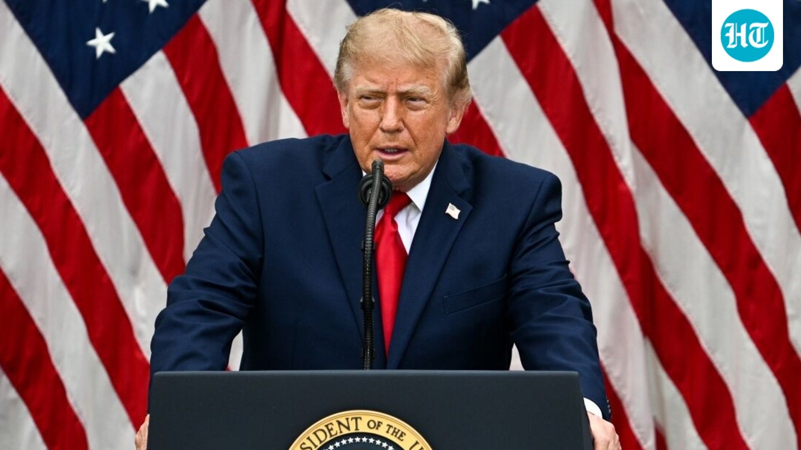 Trump marked 9/11 at the Pentagon, while JD Vance joined former presidents in New York for the Ground Zero ceremony.. Photographer: Annabelle Gordon/UPI/Bloomberg (Bloomberg)