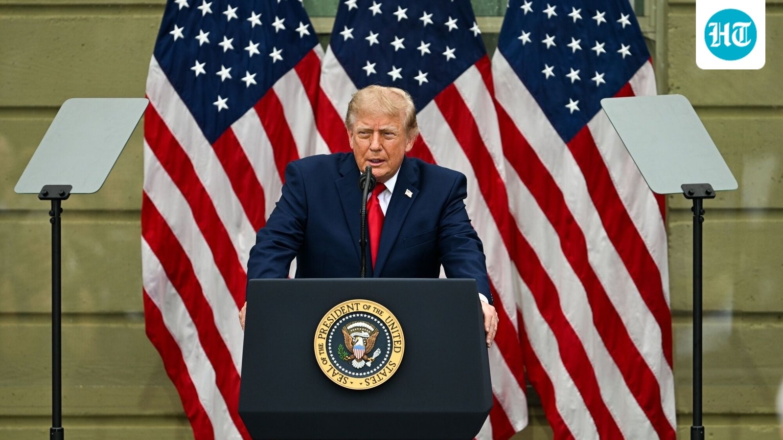 Trump also warned that other outlets could be threatened as well and cited The New York Times and The Washington Post as "fake news" (File Photo/Bloomberg)