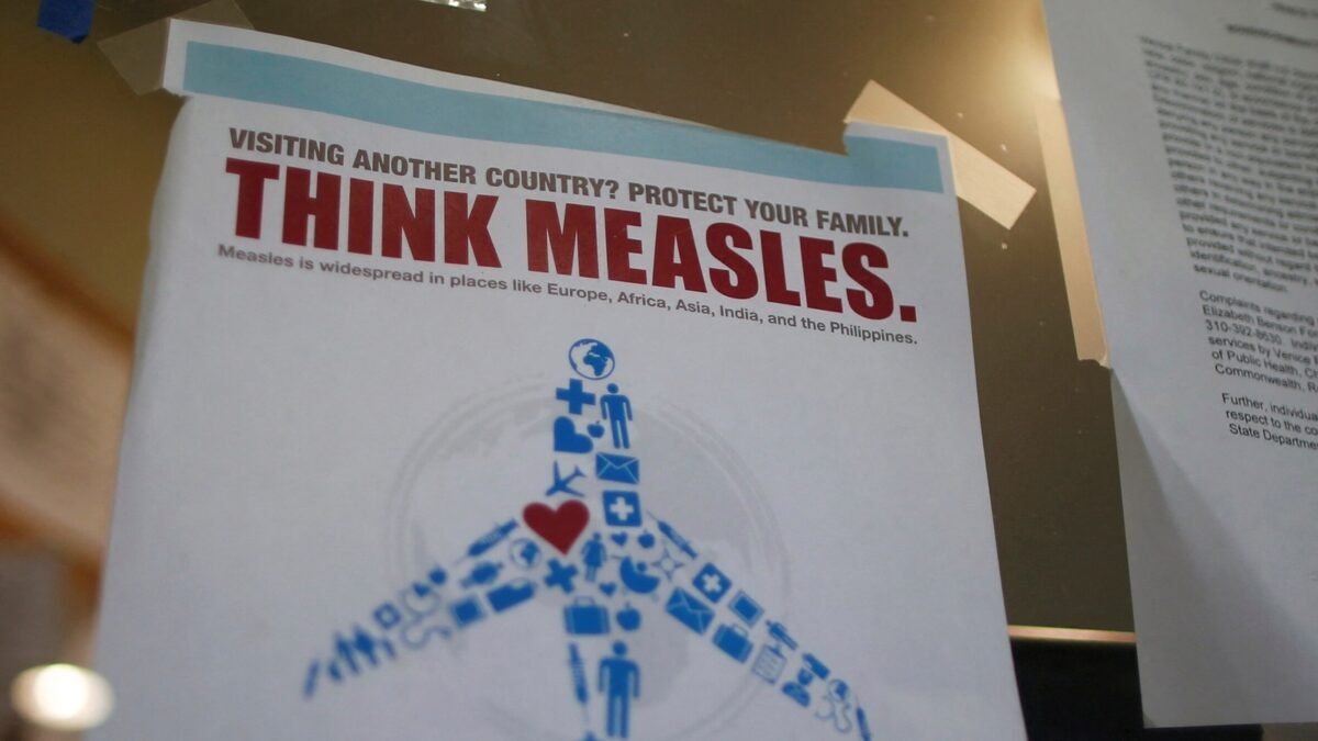 Pennsylvania reported its third measles-related death this year, involving a 40-year-old woman from Jefferson County. (REUTERS)