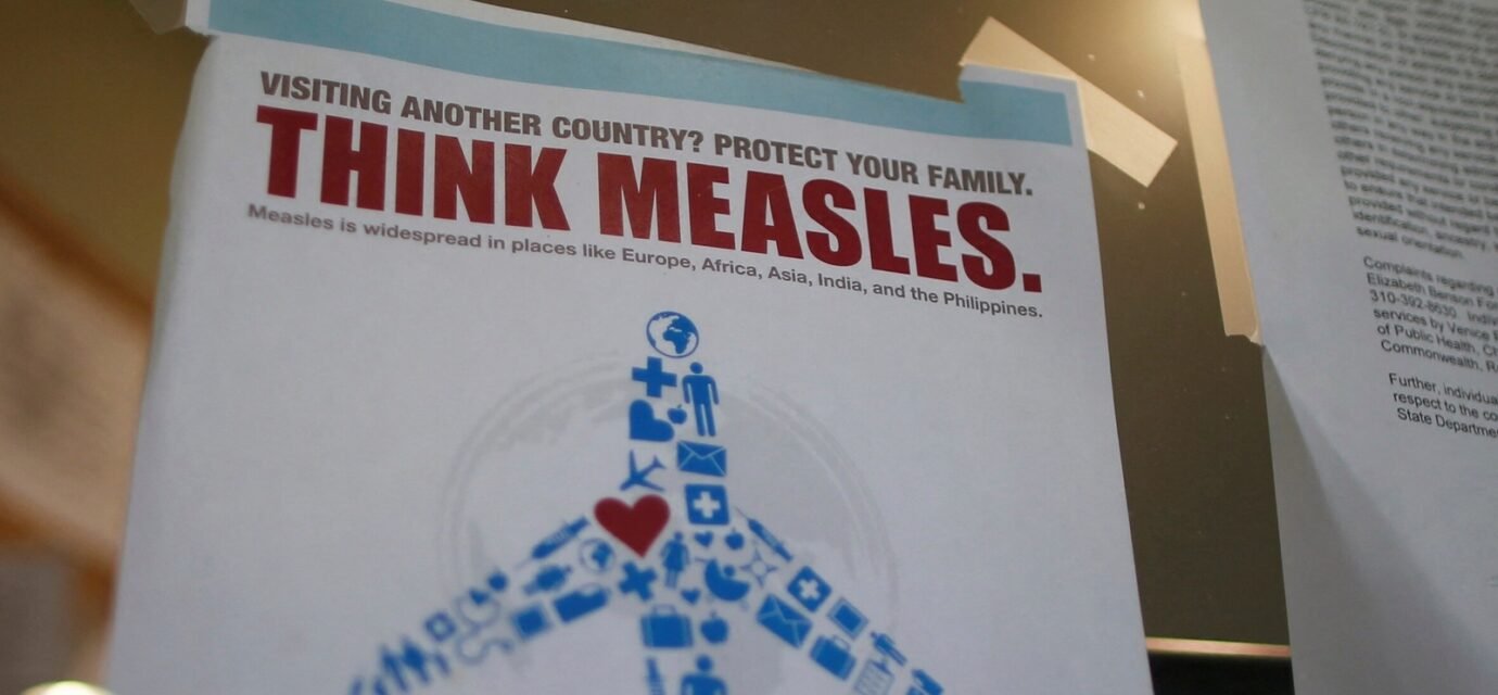 Pennsylvania reported its third measles-related death this year, involving a 40-year-old woman from Jefferson County. (REUTERS)