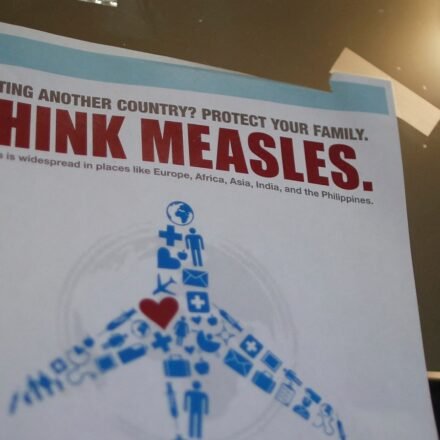 Pennsylvania reported its third measles-related death this year, involving a 40-year-old woman from Jefferson County. (REUTERS)
