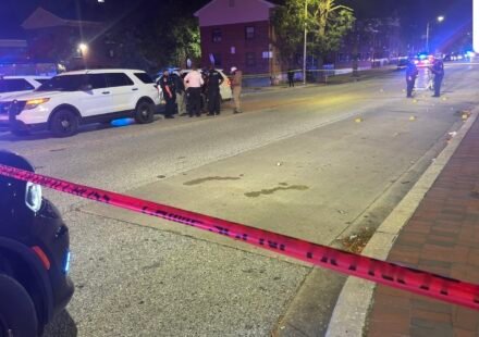 Baltimore Police Department confirmed that multiple people had been shot in the 1400 block of East Fayette Street. (X/@BaltimorePolice)