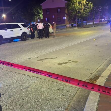 Baltimore Police Department confirmed that multiple people had been shot in the 1400 block of East Fayette Street. (X/@BaltimorePolice)