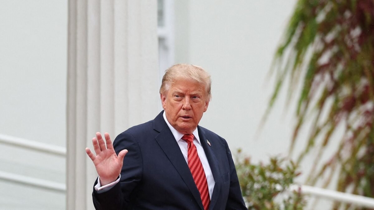 Former President Trump discussed the request for a pardon in the Lindsay Clancy case, clarifying state law limitations. (AFP)