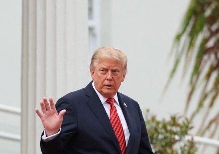 Former President Trump discussed the request for a pardon in the Lindsay Clancy case, clarifying state law limitations. (AFP)