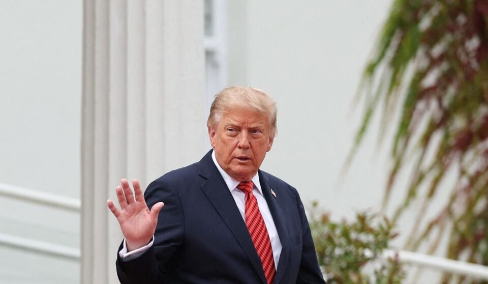 Former President Trump discussed the request for a pardon in the Lindsay Clancy case, clarifying state law limitations. (AFP)