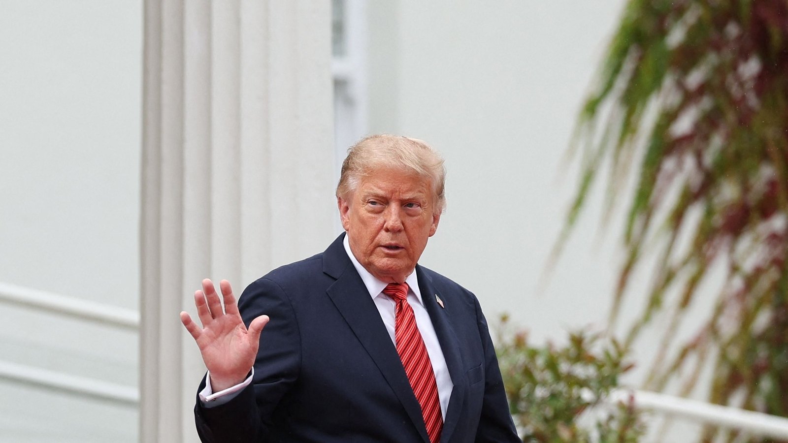 Former President Trump discussed the request for a pardon in the Lindsay Clancy case, clarifying state law limitations. (AFP)