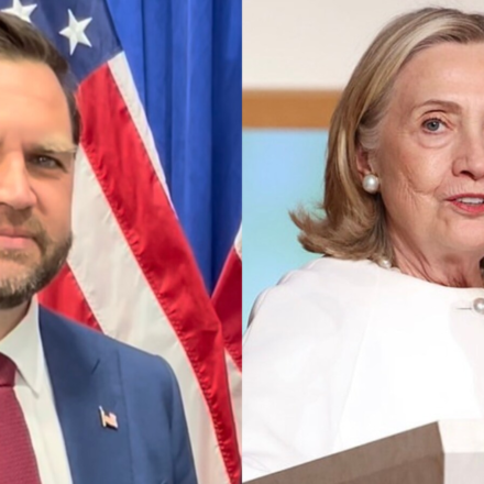 A new report says JD Vance advised Hillary Clinton’s 2016 campaign against Trump, while his spokesperson strongly disputes that account. (JD Vance/Instagram, Hillary Clinton/Instagram)