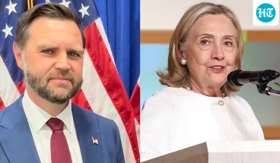A new report says JD Vance advised Hillary Clinton’s 2016 campaign against Trump, while his spokesperson strongly disputes that account. (JD Vance/Instagram, Hillary Clinton/Instagram)