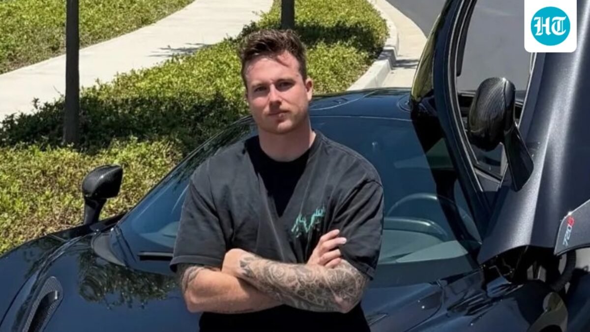 A newly released dashcam video shows the moment James Wehr’s McLaren crashed into a tree and burst into flames in Irvine, killing Wehr and passenger Alexis “Lexi” Kramer. (Instagram/@wehr)