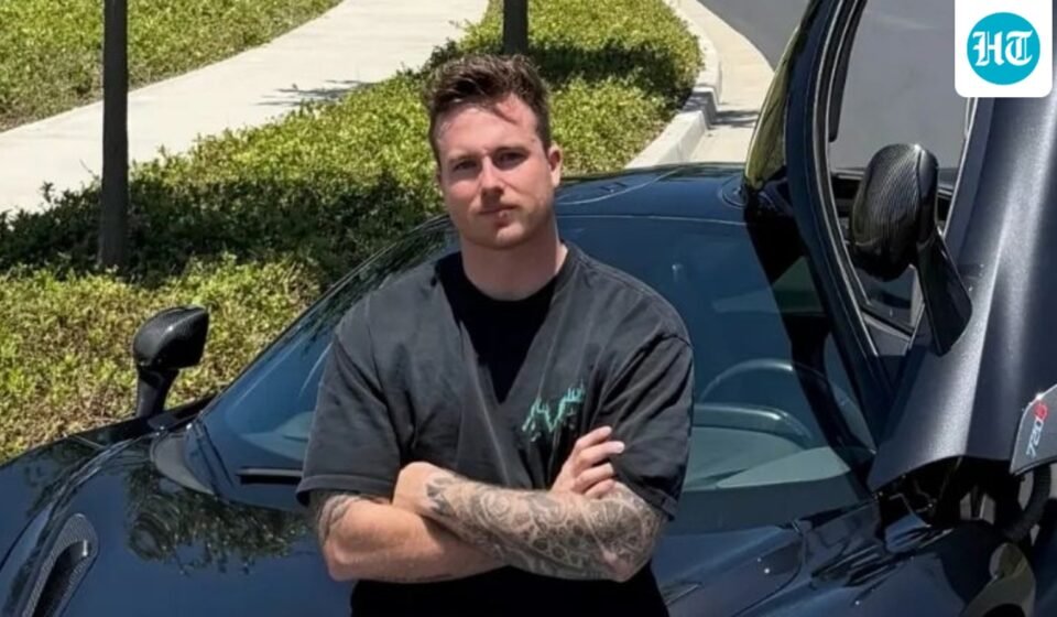 A newly released dashcam video shows the moment James Wehr’s McLaren crashed into a tree and burst into flames in Irvine, killing Wehr and passenger Alexis “Lexi” Kramer. (Instagram/@wehr)