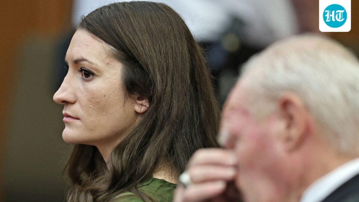 Lindsay Clancy watches jury members as Judge William Sullivan polls them Monday morning before they start their third day of deliberations. The Lindsay Clancy Jury continues deliberating for a third day in the triple murder trial of the Duxbury mother in Plymouth Superior Court in Plymouth, Massachusetts, U.S., August 31, 2026.  Greg Derr/The Patriot Ledger/Pool via REUTERS (via REUTERS)