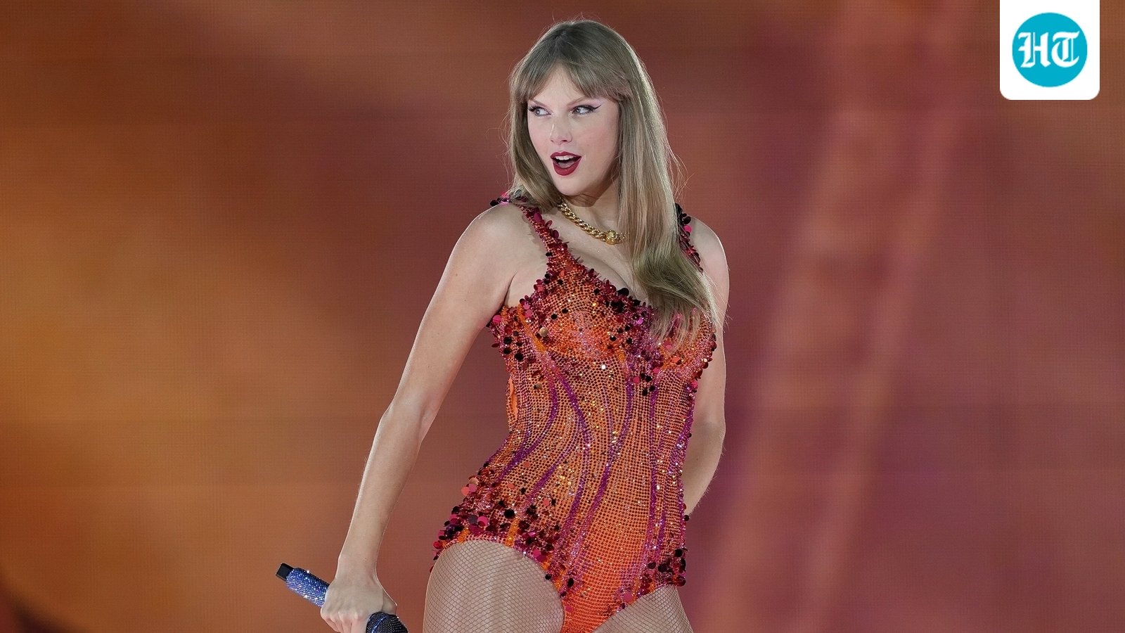 Taylor Swift teases Patient Zero music video with Dakota Johnson and Colin Farrell. (AP Photo/Lewis Joly, File) (AP Photo/Lewis Joly)
