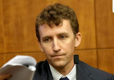 Patrick Clancy says he did his best to support Lindsay Clancy and now lives with the loss of their three children.. (David L. Ryan/The Boston Globe via AP, Pool) (David L. Ryan/Pool The Boston Gl)