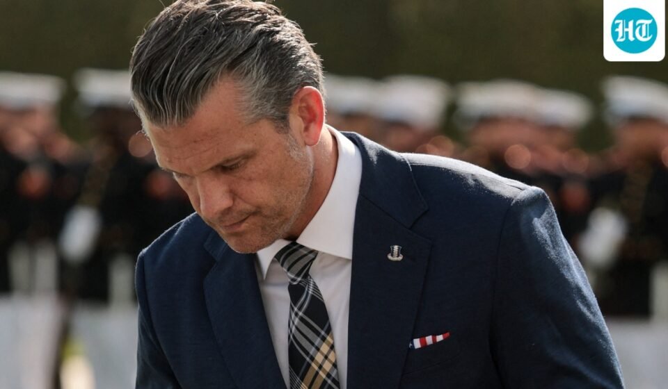 US Defense Secretary Pete Hegseth at the Pentagon on September 18. (REUTERS)