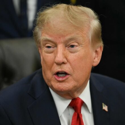 US President Trump signs H-1B order targeting employers over layoffs of US workers. (AFP)