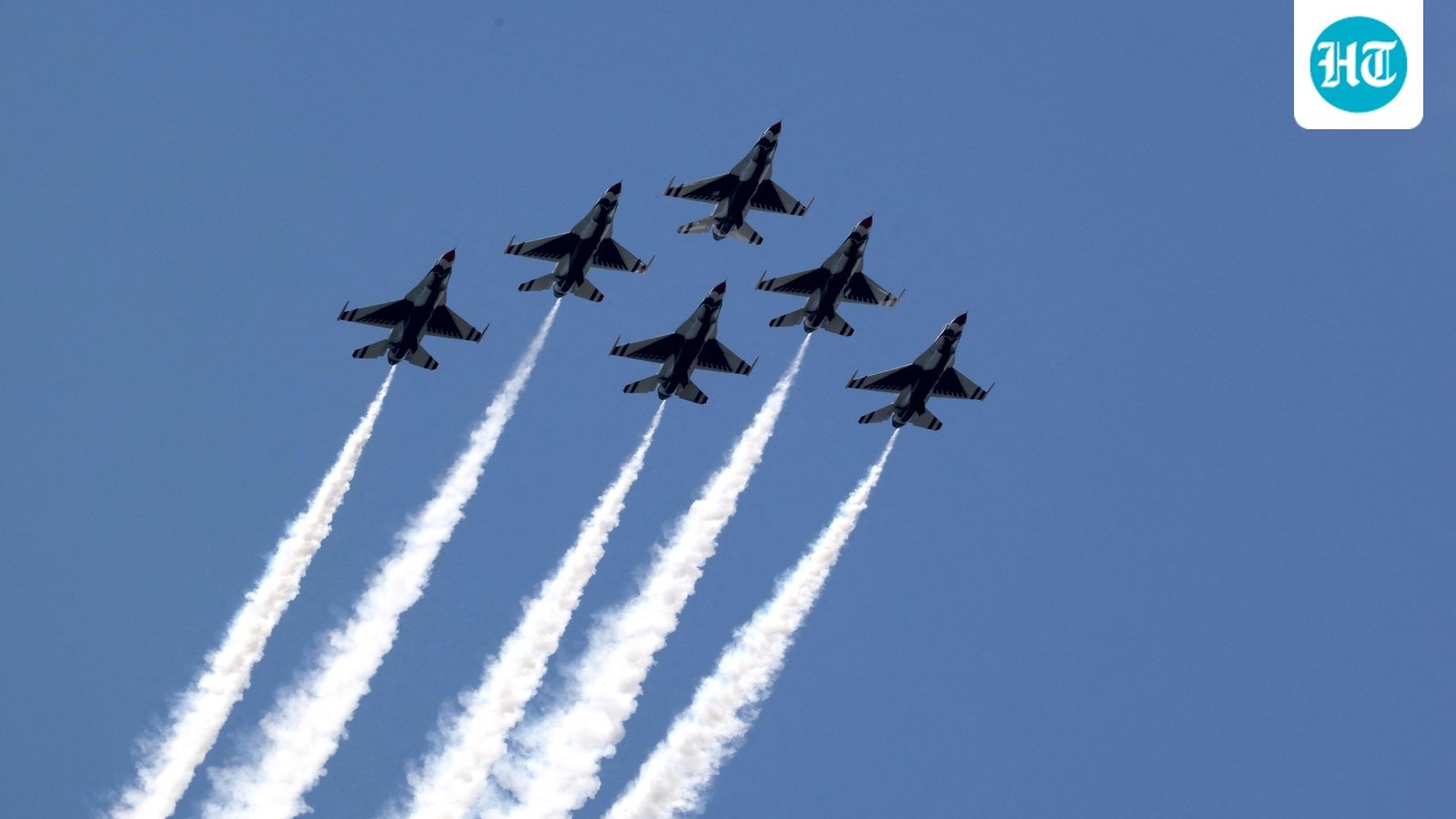 The US Air Force Thunderbirds were spotted flying over Huntington Beach, California. (Representational Image/ AFP)