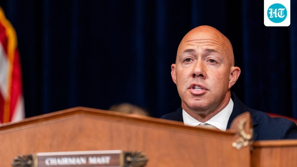 U.S. Representative Brian Mast is reportedly being considered as a possible replacement for Dan Driscoll as US secretary of the Army. (REUTERS)