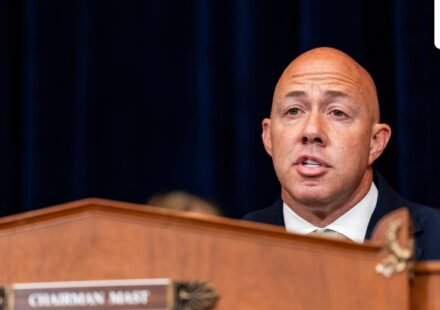 U.S. Representative Brian Mast is reportedly being considered as a possible replacement for Dan Driscoll as US secretary of the Army. (REUTERS)
