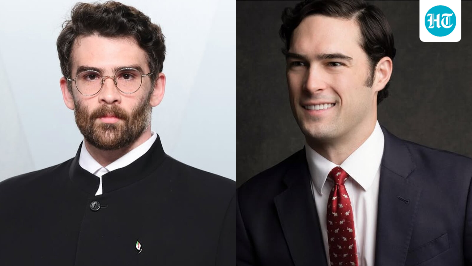 Hasan Piker answered Brandon Gill’s birth tourism attack by pointing to Gill’s wife and her Indian family background. (Hasan Piker/Instagram, Brandon Gill/Instagram)
