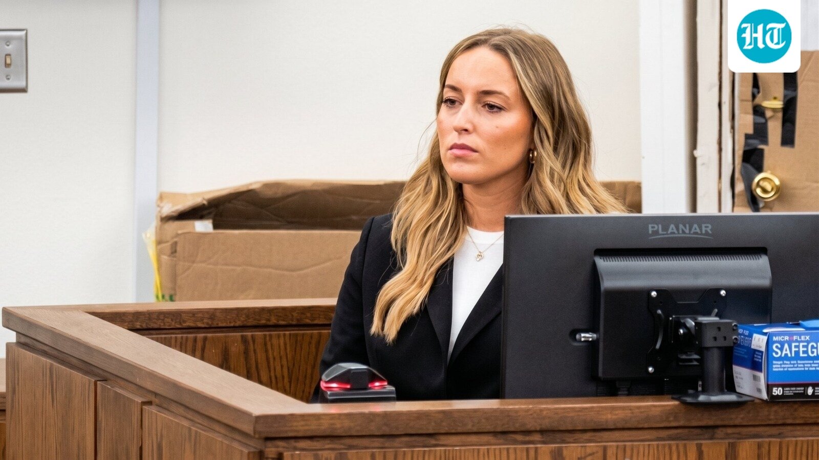Alleigha Botner and Caleb Flynn were having an affair and the latter is now on trial for the alleged murder of his wife, Ashley. (X/@iamlegacy23)