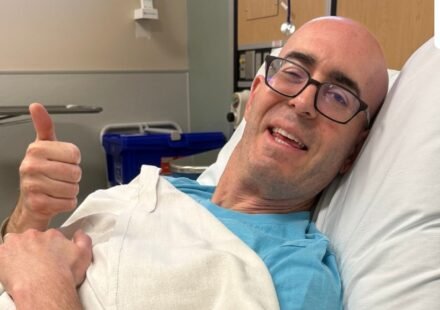 Bryan Bishop had been diagnosed with an inoperable brain tumor in 2009, two months before he was to marry his now-wife, Christie. (X/@BaldBryan)
