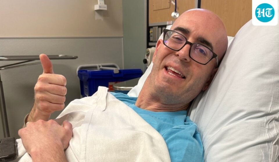Bryan Bishop had been diagnosed with an inoperable brain tumor in 2009, two months before he was to marry his now-wife, Christie. (X/@BaldBryan)