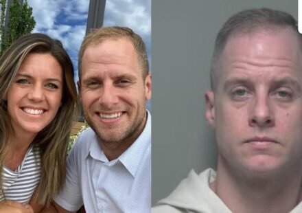 Caleb Flynn stands accused of murdering his wife, Ashley. (X/@901Lulu)