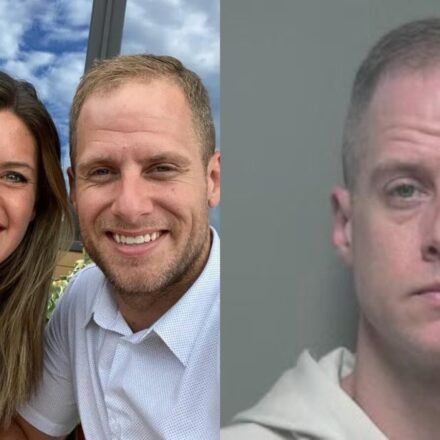 Caleb Flynn stands accused of murdering his wife, Ashley. (X/@901Lulu)