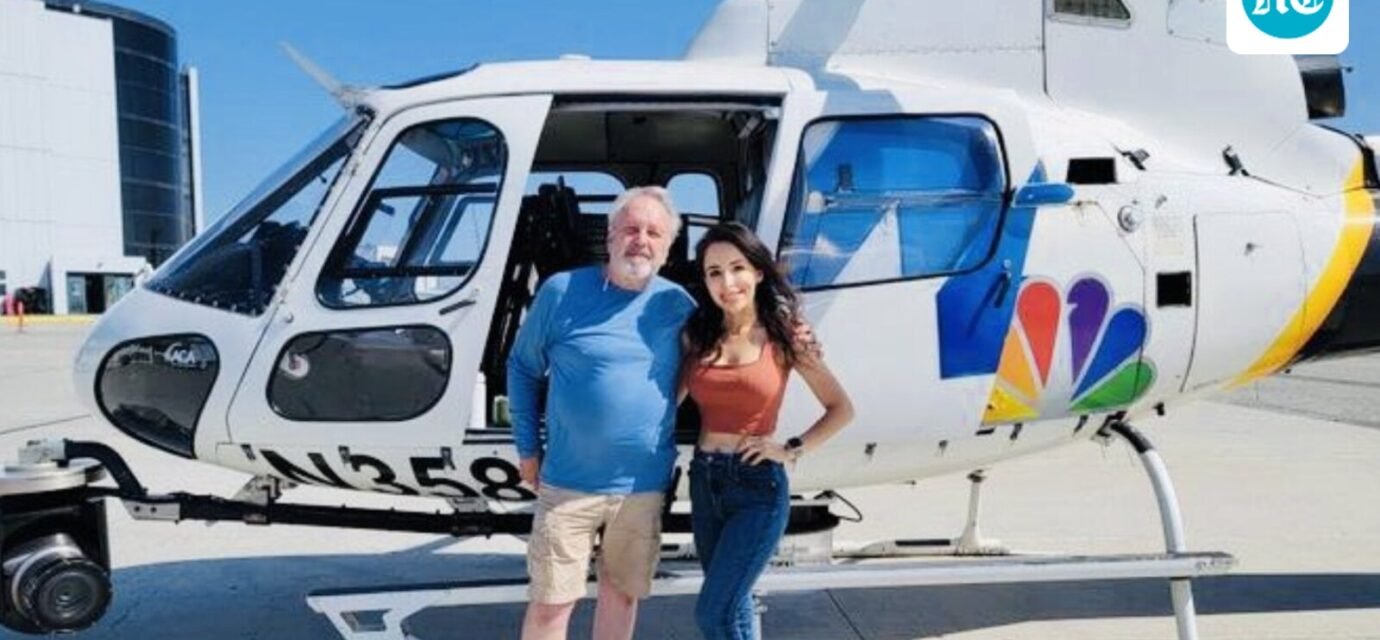 Eliana Moreno and George Marciniw were confirmed to be two of the victims who died when the NBC helicopter crashed today. (X/@LaInaMinute)