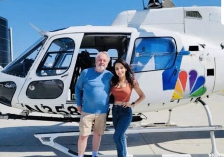 Eliana Moreno and George Marciniw were confirmed to be two of the victims who died when the NBC helicopter crashed today. (X/@LaInaMinute)