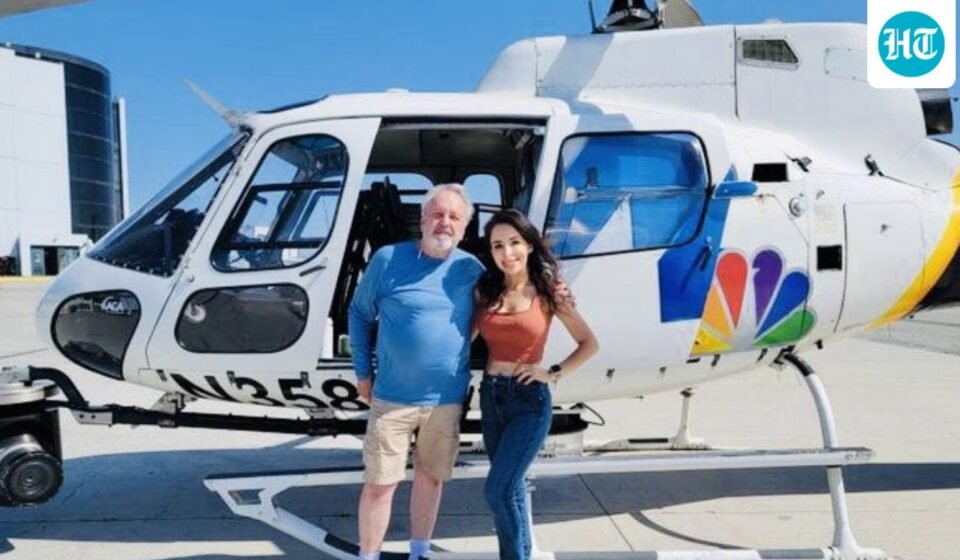 Eliana Moreno and George Marciniw were confirmed to be two of the victims who died when the NBC helicopter crashed today. (X/@LaInaMinute)