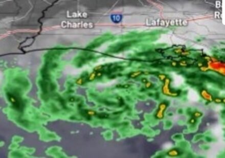 Tropical Storm Edouard, the fifth named storm of the 2026 Atlantic hurricane season, is expected to strengthen before landfall in Texas. (X@JaredWAFB)