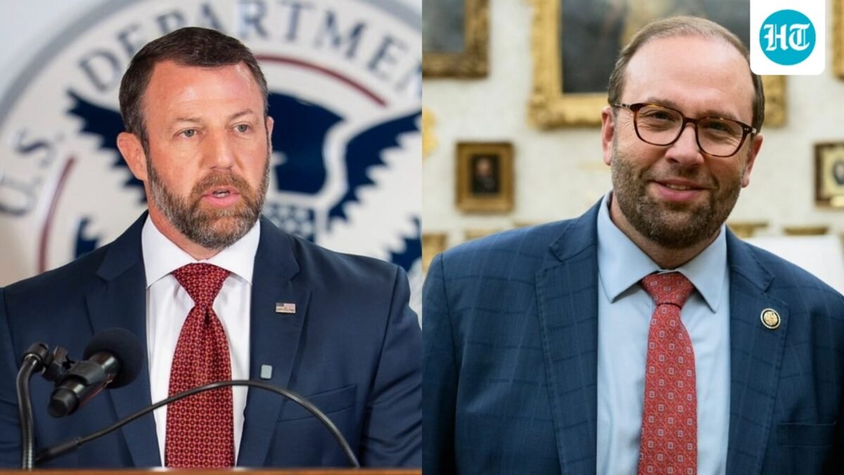 DHS Secretary Markwayne Mullin shares a house with Congressman Jason Smith in Washington DC. (X/@SecMullinDHS, X/@RepJasonSmith)
