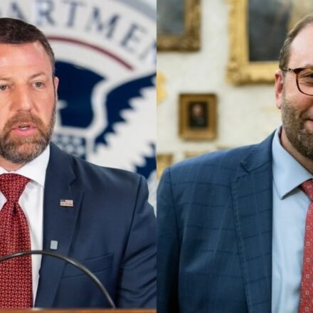 DHS Secretary Markwayne Mullin shares a house with Congressman Jason Smith in Washington DC. (X/@SecMullinDHS, X/@RepJasonSmith)