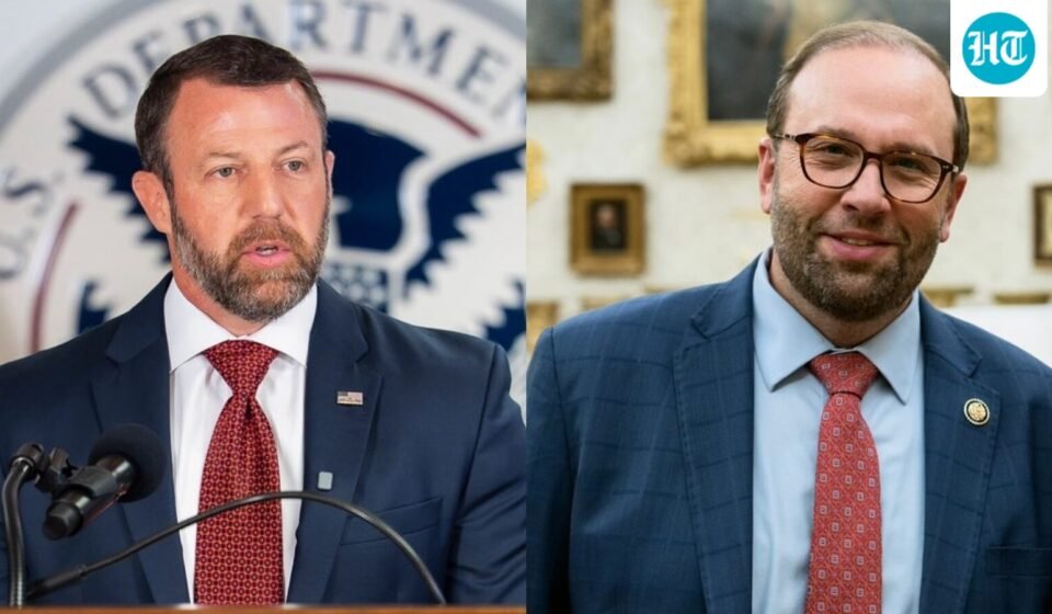 DHS Secretary Markwayne Mullin shares a house with Congressman Jason Smith in Washington DC. (X/@SecMullinDHS, X/@RepJasonSmith)