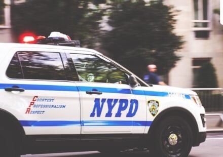 A police officer was dragged to the ground by a BMW that sped away during an attempted traffic stop in New York City's Times Square. (Unsplash)