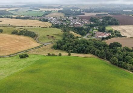 Tiny Scottish village of 200 homes in Auchtertool, Fife, fights plans for world’s second-largest data centre covering more than 100 football pitches; 1,600 objections pile up, residents fear it could dwarf their community