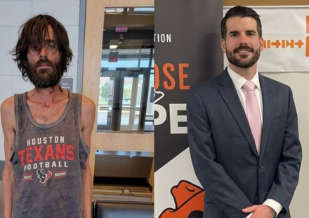 Oklahoma man found beneath a flyover at 92 pounds after 20 years of addiction goes from homelessness to graduating with a 4.0 GPA and two degrees