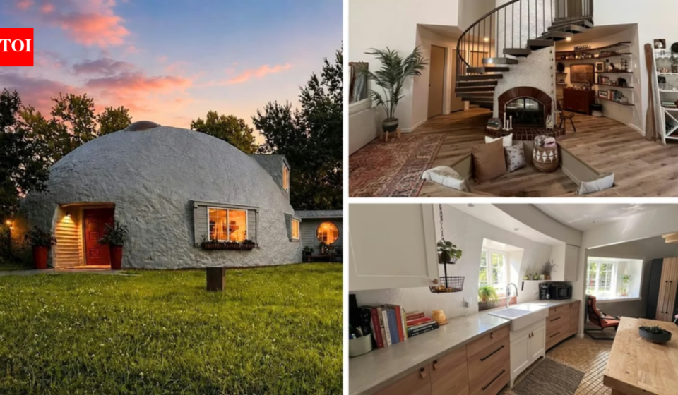 In 2023, buyers paid $87,000 for a crumbling 1979 Michigan concrete dome with caved-in ceilings; after a total overhaul, the 2,457-sq-ft home is back for $499,900