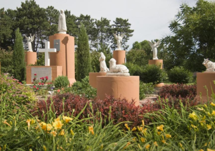In 1944, Polish priest Henry Denis endured Nazi malaria experiments at Dachau; after surviving the camp, he fulfilled his vow by building Our Lady of Fatima Shrine in Nebraska