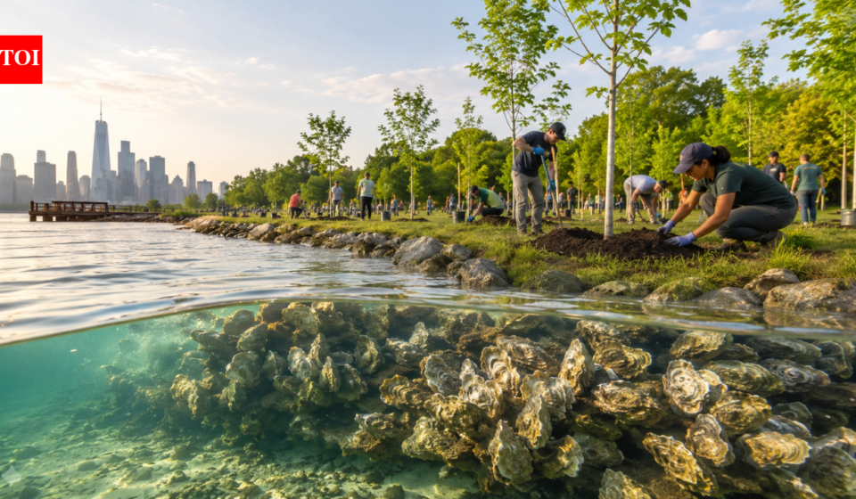 Bette Midler started cleaning a neglected New York park in 1995; 30 years later, her group has planted 200,000 trees and built an artificial oyster reef