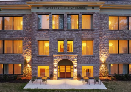 A West Virginia high school built in 1923 has reopened 103 years later as a 40-room hotel, with its old classrooms turned into guest rooms and gathering spaces