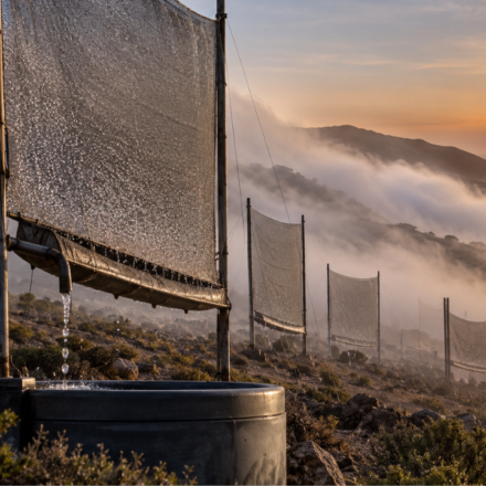 This Chilean community catches fog in giant nets and turns coastal mist into water; the unusual idea now harvests up to 650,000 litres a year in a drought-hit region