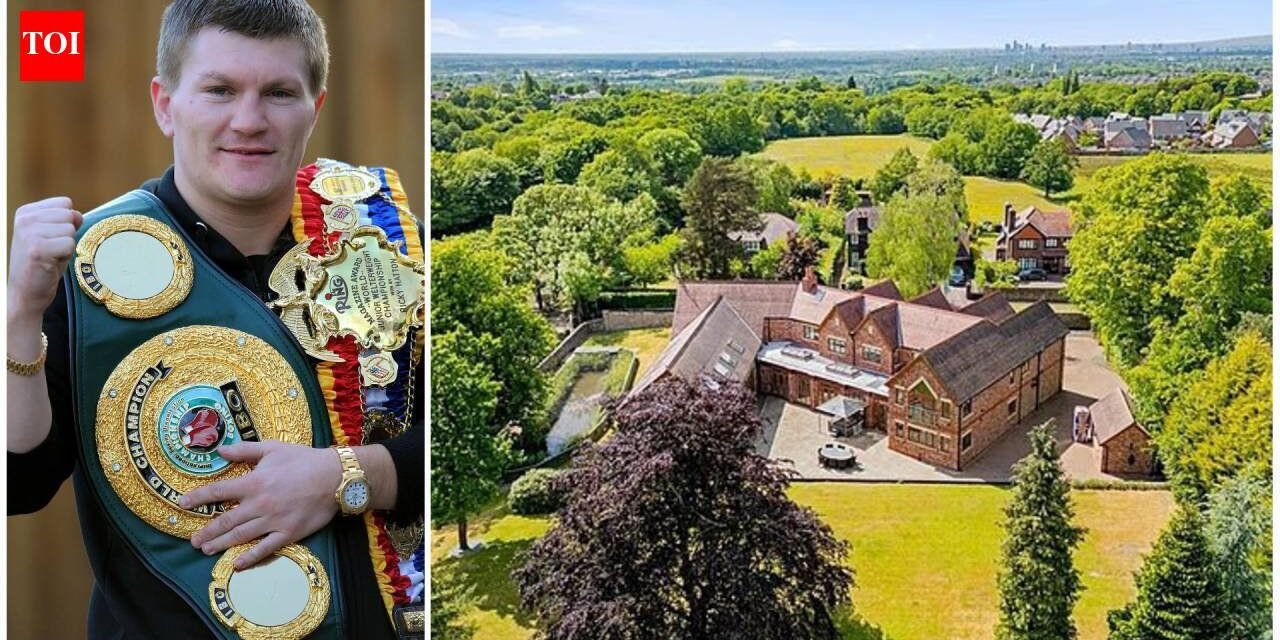 Ricky Hatton’s luxury mansion, where the boxing legend was found dead in 2025, sold for £1.5m, £350K below original asking price; five-bedroom home featured pool, gym and Manchester City memorabilia