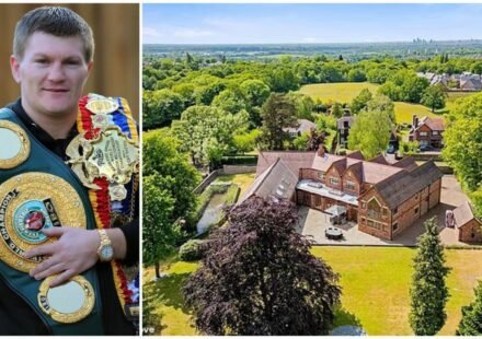 Ricky Hatton’s luxury mansion, where the boxing legend was found dead in 2025, sold for £1.5m, £350K below original asking price; five-bedroom home featured pool, gym and Manchester City memorabilia